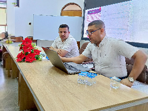 كلية التربية تقيم ورشة عمل عن البوليمرات الموصلة والتكنولوجيا الحديثة